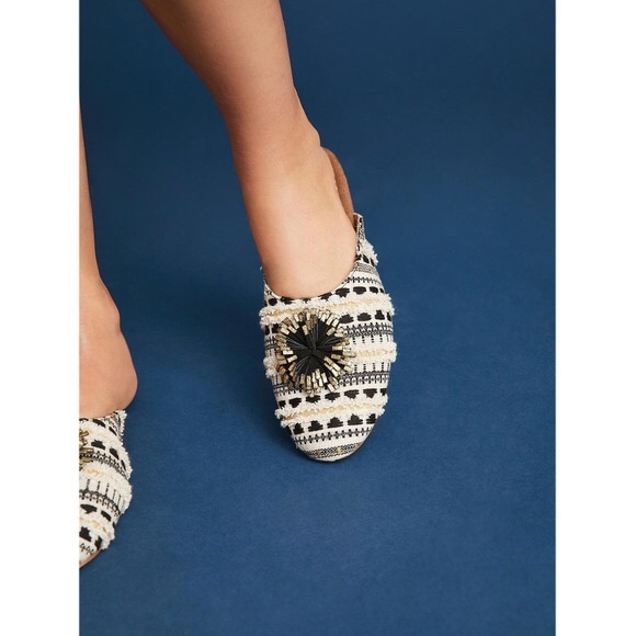 Anthropologie Shoes - Anthropologie Dream Pom Pom slides